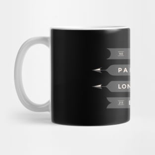 Berlin, Paris, London, Budapest Mug